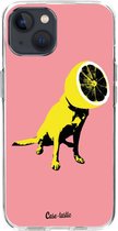 Casetastic Apple iPhone 13 Hoesje - Softcover Hoesje met Design - Lemon Dog Print