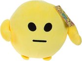 knuffel Imoji Ball droevig 18 cm pluche geel