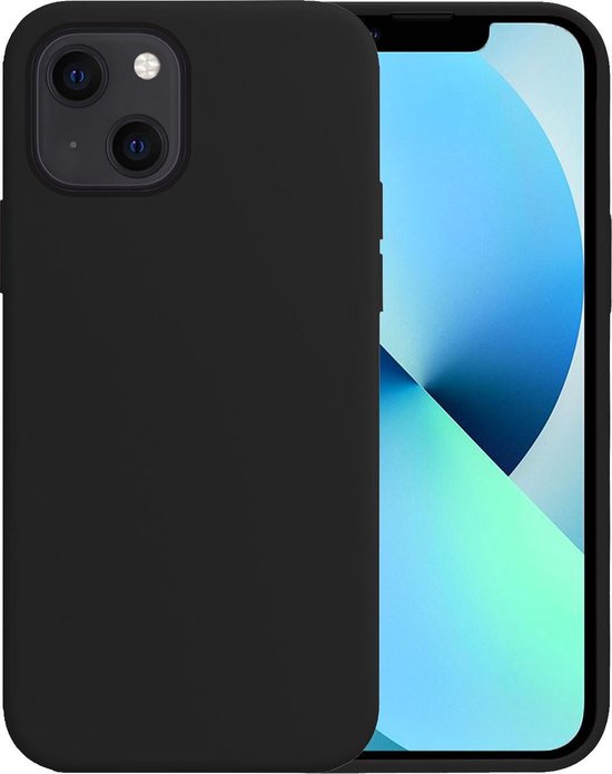 Coque iPhone 13 Coque en Siliconen Coque Arrière Zwart - Coque iPhone 13 Coque Siliconen