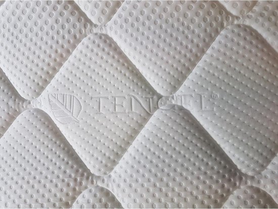 Top XXL - Topper 70x210 - 12 cm d' épaisseur - couverture Tencel - mousse visco Nasa Memory - Tencel tic - tac - 12 cm d' épaisseur - orthopédique