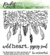 Wild Heart Gypsy Soul Clear Stamps (BH-103)