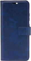 Shop4 - Samsung Galaxy S21 Ultra Hoesje - Wallet Case Business Blauw