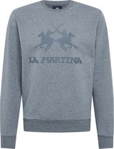 La Martina sweatshirt Duifblauw-Xxxl