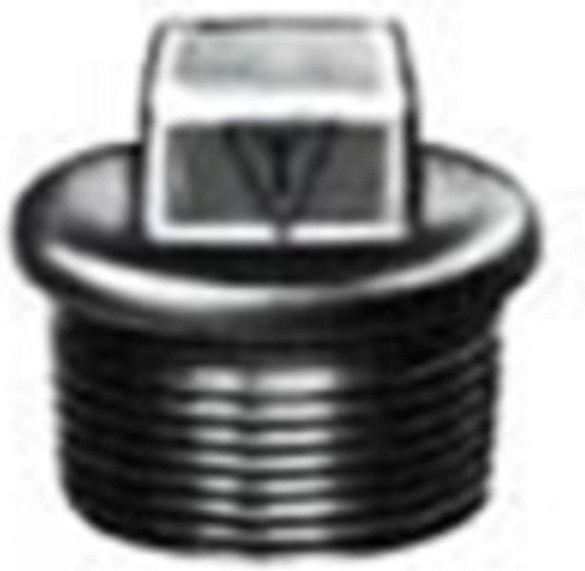 Sub 290 mall.plug 3/8 zwart