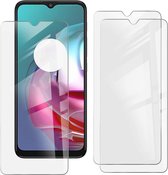 Screenprotector Glas - Tempered Glass Screen Protector Geschikt voor: Motorola Moto G30 / G20 / G10 - 3x