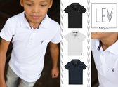 LEVV Polo Jasper Black - Maat 116