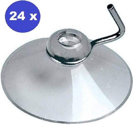 24 x ventouse 37 mm avec crochet métallique
