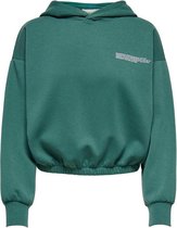 Only Trui Onlcooper Life L/s Reg Hood Swt 15248996 Mallard Green Dames Maat - XS