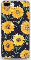 Casetastic Apple iPhone 7 Plus / iPhone 8 Plus Hoesje - Softcover Hoesje met Design - Sunflowers Print