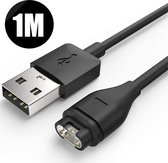 Case2go - Oplaadkabel compatibel met Garmin Move Luxe / Move Style - USB kabel - 1.0 meter - Zwart