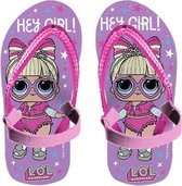 L.o.l. Surprise! Teenslippers Hey Girl Rubber Paars/roze Mt 33-34