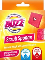 BUZZ Scrub Spons verandert van textuur in koud en warm water