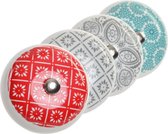 Deurknop DKD Home Decor Tegel Metaal Keramisch Arabisch (8 pcs)