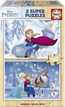 Puzzel Frozen Educa (2 x 50 pcs)