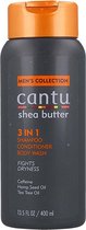 Shampoo en Conditioner Shea Butter Men'S 3-In-1 Cantu (400 ml)