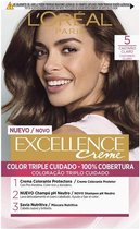 Permanente Kleur Excellence L'Oreal Make Up Lichtbruin Nº 5