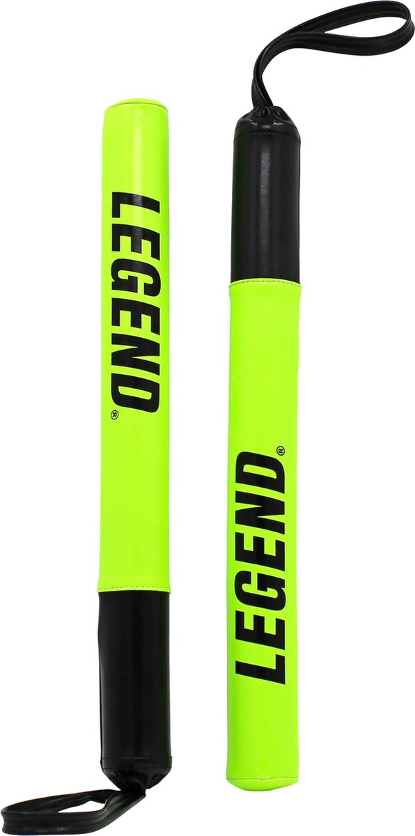Target Sticks Stootkussens Zwart/Neon Geel - Hoogste kwaliteit - Ultra soepel Legend-Fiber Absorb