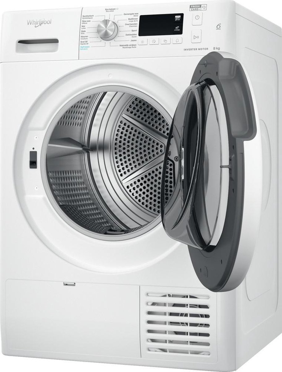 Whirlpool FFT M11 8X3 BE wasdroger Vrijstaand Voorbelading 8 kg A+++ Wit