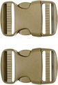 Tactical spare buckle 38mm set 2 st.