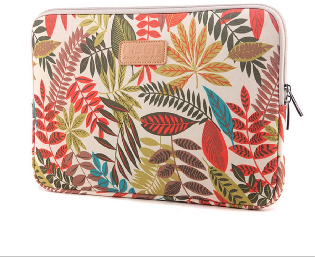LISEN MacBook 13 inch sleeve kleurrijke bladeren Sleeve