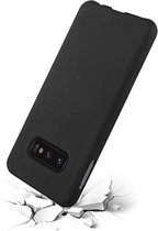 Silicone case Samsung Galaxy S8 + gratis glazen Screenprotector - zwart
