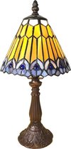 Tafellamp Tiffany ø 20*34 cm E14/max 1*25W | Bruin | 5LL-6110 | Clayre & Eef