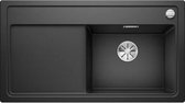 BLANCO Zenar 5S - spoelbak - SILGRANIT - 1 bak - afvoer links - zelfledigend - sifon inbegrepen - houten snijplank - antraciet