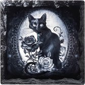 Alchemy Onderzetter Paracelsus' - Cat Roses Zwart