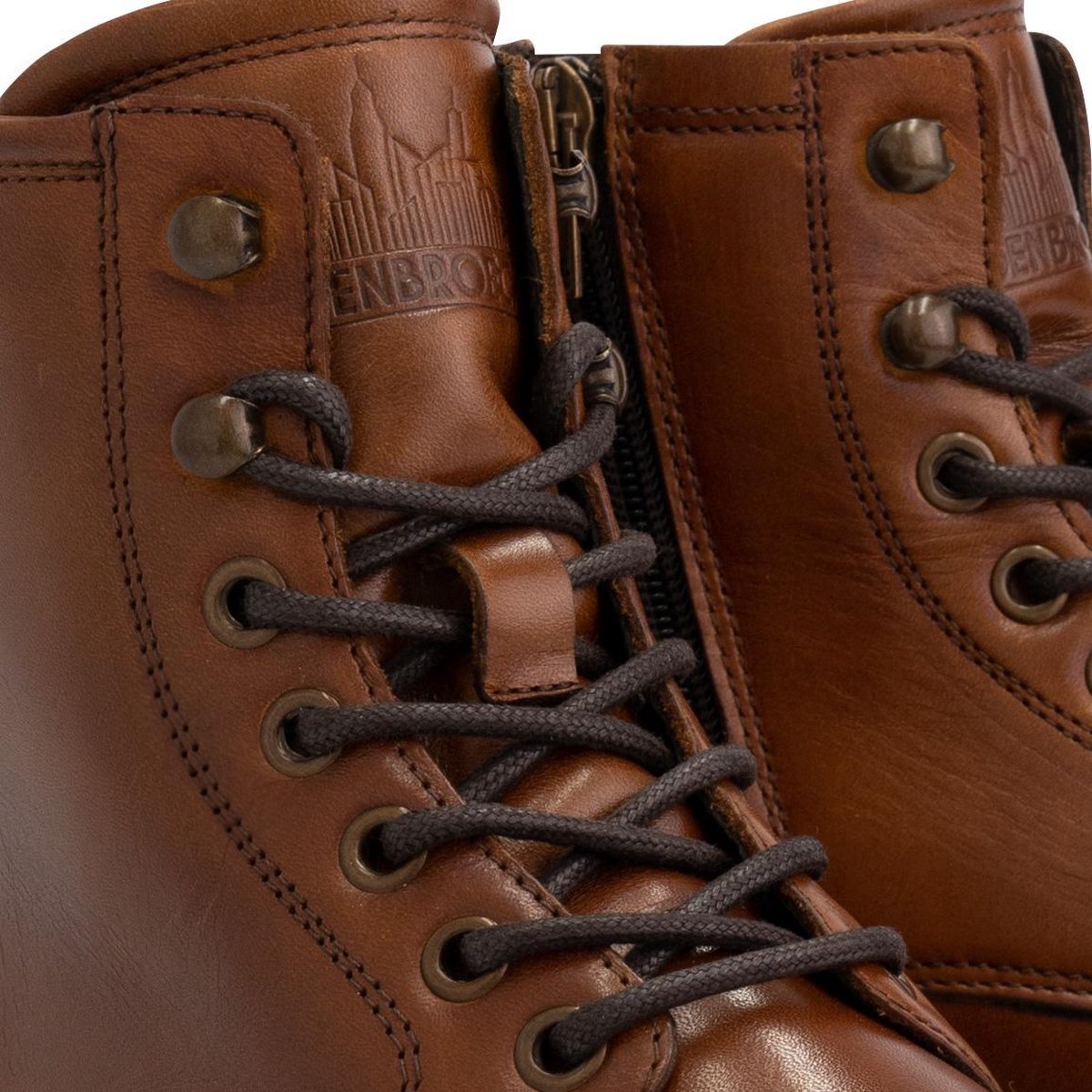 DenBroeck Foundry St. High chaussures à lacets pour hommes - Bottines  doublées - Cuir... | bol.com