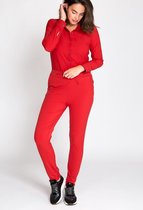 Rode Broek/Pantalon van Je m'appelle - Dames - Travelstof - Maat XL - 5 maten beschikbaar