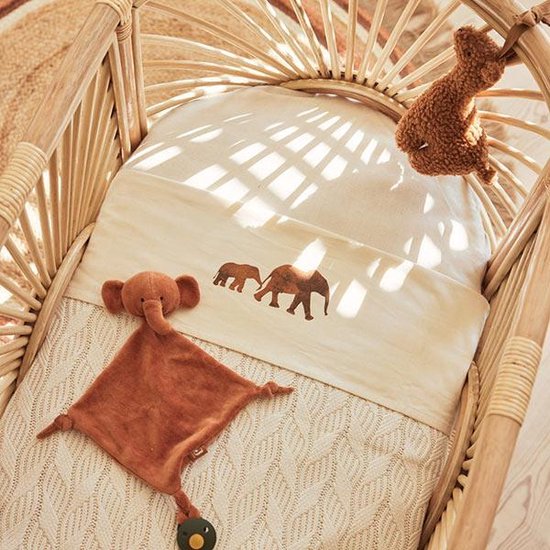 Jollein Poncho de Bain Éponge Pets - Diego Biscuit - Linge et sortie de