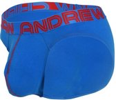 Andrew Christian Happy Brief w/ Almost Naked Blauw - MAAT M - Heren Ondergoed - Slip voor Man - Mannen Slip