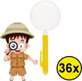 Decopatent® Uitdeelcadeaus 36 STUKS Vergrootglas - Vergrootglazen Speelgoed Traktatie Uitdeelcadeautjes voor kinderen