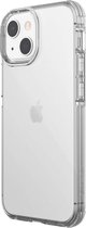 Raptic Clear Apple iPhone 13 Mini Hoesje Back Cover Transparant/Wit