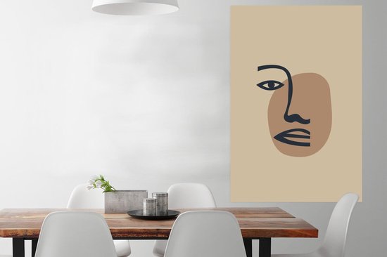 Affiche Pastel - Couleur - Visage - 80x120 cm