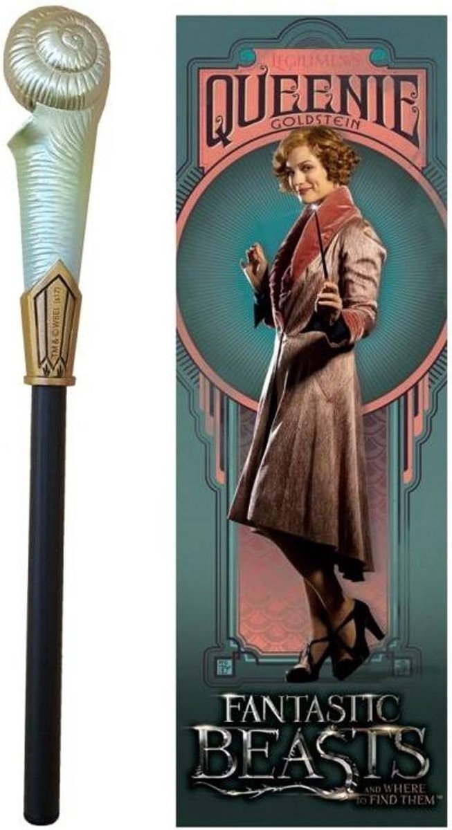 Noble Collection Toverstaf Fantastic Beasts: Queenie Wand And Bookmark
