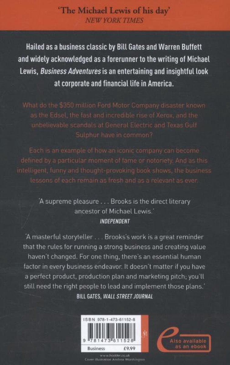 Business Adventures - back cover