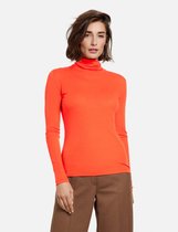 GERRY WEBER Dames Longsleeve lyocell-viscose Pumpkin-42