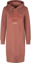 Zoso 216 Forever Comfy Hooded Sweat Dress Winter Rose - L