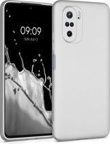 kwmobile telefoonhoesje voor Xiaomi Mi 11i - Hoesje voor smartphone - Back cover in metallic zilver