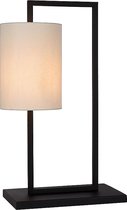 Atmooz - Lampe de table Urbino - Chambre à coucher / Salon - Pour l'intérieur - Industriel - noire et blanche - Hauteur = 61cm - Métal