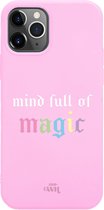 iPhone 12 Pro - Mind Full Of Magic Pink - iPhone Rainbow Quotes Case