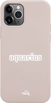 xoxo Wildhearts case voor iPhone 12 Pro - Aquarius (Waterman) Beige - iPhone Zodiac Case