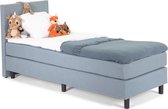 Boxspring Simpel 90x220 Grijs