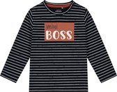 Prénatal peuter shirt Mini boss - kinderkleding voor jongens - maat 86 - zwart