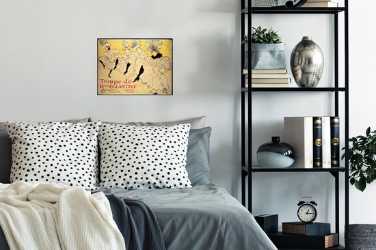 Mademoiselle Eglantine's Troupe - Peinture de Henri de Toulouse-Lautrec Poster 40x30 cm - small - Tirage photo sur Poster (décoration murale salon / chambre)