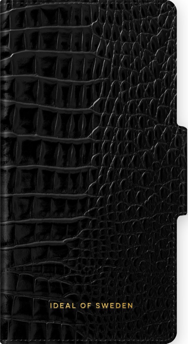 iDeal of Sweden Atelier Wallet iPhone 13 Mini Neo Noir Croco