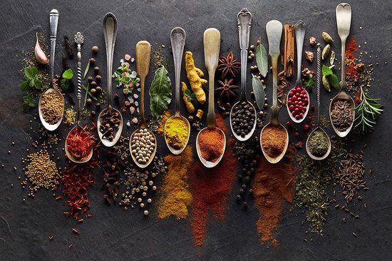 Spicy herbs - Fotokunst op Plexiglas - Incl. blind ophangsysteem en 5 jaar garantie