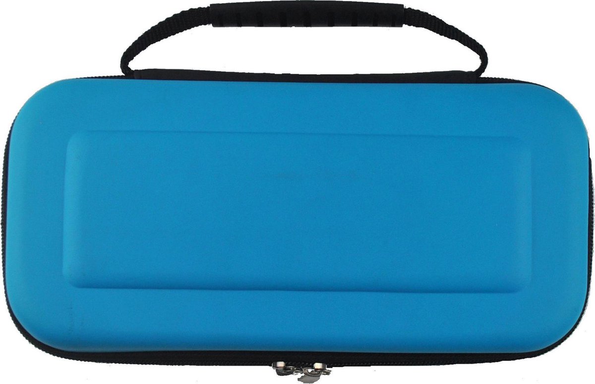 Hoesje Geschikt voor Nintendo Switch OLED Case Hoes Hard Cover - Bescherm Case Geschikt voor Nintendo Switch OLED Hoes - Blauw