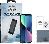 Eiger Tempered Glass Case Friendly Protector Plat Geschikt voor Apple iPhone 13 Mini